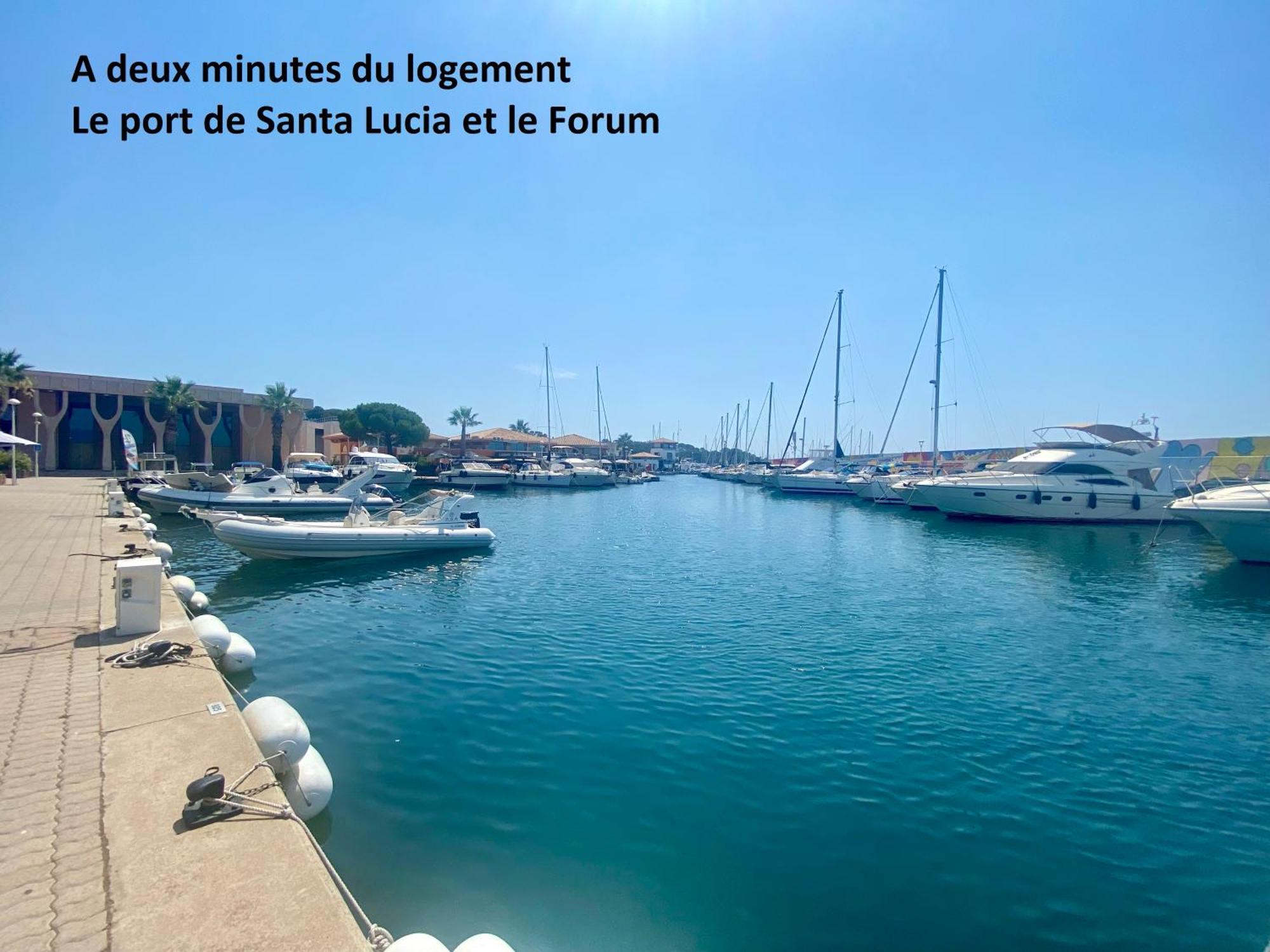 Appartement Face Mer Et Port Santa Lucia Climatise Et Wifi Saint-Raphaël Buitenkant foto